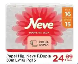 Rossi Supermercado Papel Hig. Neve F.Dupla 30m oferta