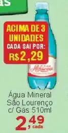 Rossi Supermercado Água Mineral São Lourenço c/ Gás oferta