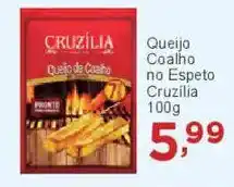 Rossi Supermercado Queijo Coalho no Espeto Cruzilia oferta