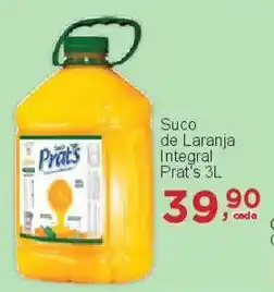 Rossi Supermercado Suco de Laranja Integral Prat's oferta