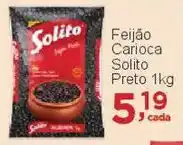 Rossi Supermercado Feijão Carioca Solito Preto oferta