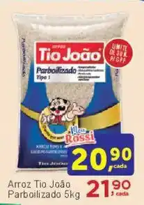 Rossi Supermercado Arroz Tio João Parboilizado oferta