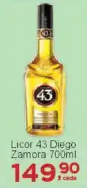 Rossi Supermercado Licor 43 Diego Zamora oferta