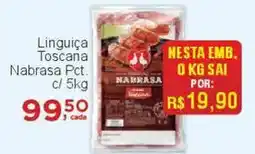 Rossi Supermercado Linguiça Toscana Nabrasa Pct. oferta