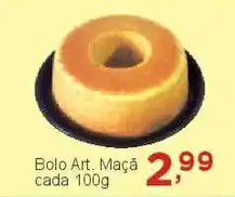 Rossi Supermercado Bolo Art. Maçã oferta