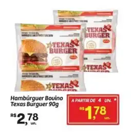 Fort Atacadista Hambúrguer Bovino Texas Burguer oferta