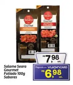 Fort Atacadista Salame Seara Gourmet Fatiado Sabores oferta
