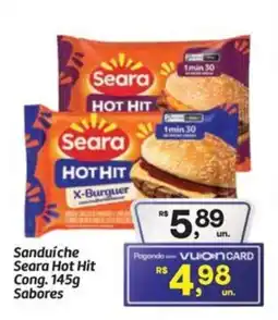 Fort Atacadista Sanduíche Seara Hot Hit Cong. Sabores oferta