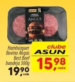 Asun Hambúrguer Bovino Angus Best Beef bandeja oferta