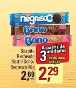 Asun Biscoito Recheado Nestlé Bono/ Negresco oferta
