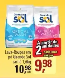 Asun Lava-Roupas em pó Girando Sol sachê oferta