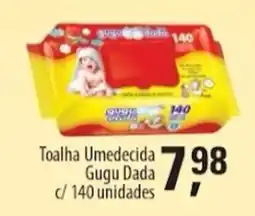 Asun Toalha Umedecida Gugu Dada c/ 140 unidades oferta