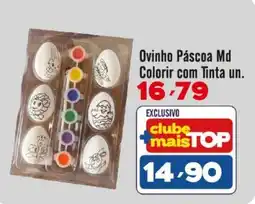 Rede Top Ovinho Páscoa Md Colorir com Tinta un. oferta