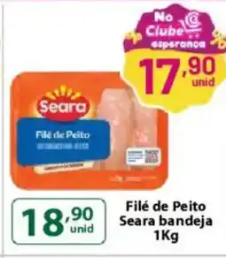 Comercial Esperança Filé de Peito Seara bandeja oferta