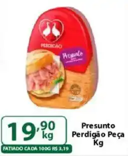 Comercial Esperança Presunto Perdigão Peça oferta