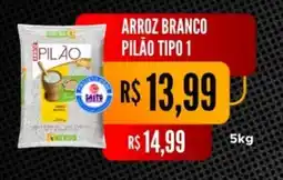 Saito Supermercados Arroz branco pilão tipo 1 oferta