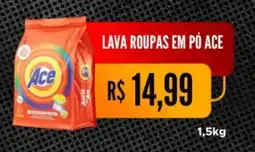 Saito Supermercados Lava roupas em pó ace oferta