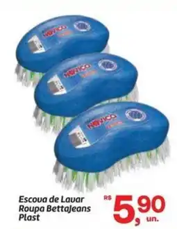 Fort Atacadista Escova de Lavar Roupa Bettajeans Plast oferta