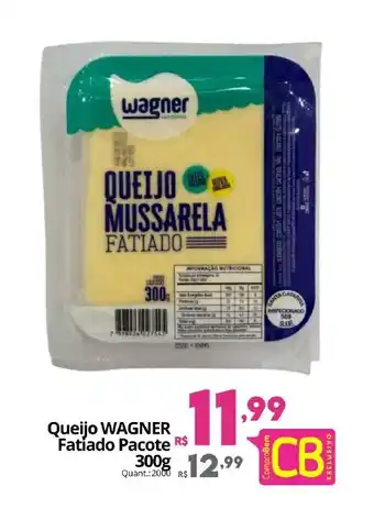 Queijo WAGNER Fatiado Pacote