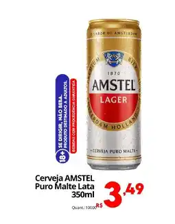 Althoff Supermercados Cerveja AMSTEL Puro Malte Lata oferta