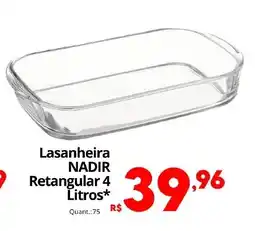 Althoff Supermercados Lasanheira NADIR Retangular oferta