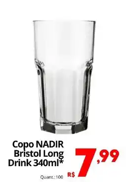 Althoff Supermercados Copo NADIR Bristol Long Drink oferta