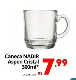 Althoff Supermercados Caneca NADIR Aspen Cristal oferta