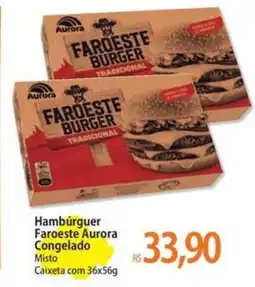Atacadão Hambúrguer Faroeste Aurora Congelado oferta