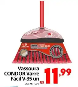 Althoff Supermercados Vassoura CONDOR Varre Fácil V-35 un oferta