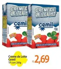 Atacadão Creme de Leite Cemil oferta
