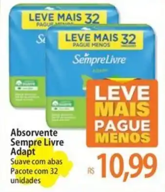 Atacadão Absorvente Sempre Livre Adapt oferta