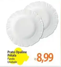 Atacadão Prato Opaline Pétala oferta