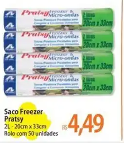 Atacadão Saco Freezer Pratsy oferta