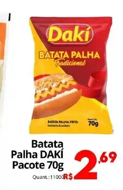 Althoff Supermercados Batata Palha DAKÍ oferta