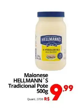 Althoff Supermercados Maionese HELLMANN'S Tradicional Pote oferta
