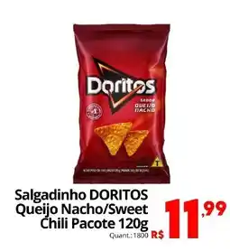 Althoff Supermercados Salgadinho DORITOS Queijo Nacho/Sweet Chili Pacote oferta