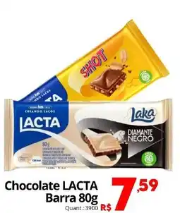 Althoff Supermercados Chocolate LACTA Barra oferta