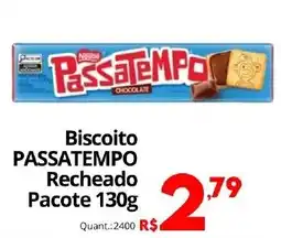 Althoff Supermercados Biscoito PASSATEMPO Recheado Pacote oferta