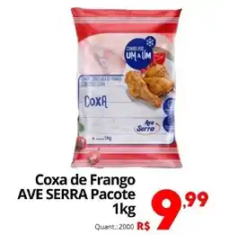 Althoff Supermercados Coxa de Frango AVE SERRA Pacote oferta