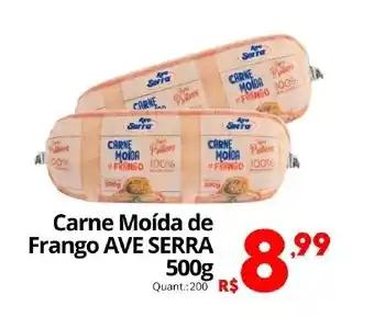 Althoff Supermercados Carne Moída de Frango AVE SERRA oferta