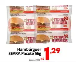 Althoff Supermercados Hambúrguer SEARA Pacote oferta