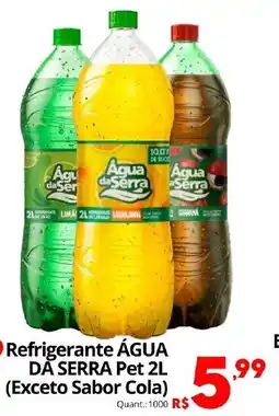 Althoff Supermercados Refrigerante ÁGUA DA SERRA Pet oferta