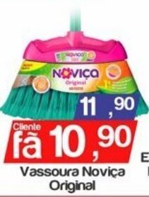 Supermercados Gricki Vassoura Novica Original oferta