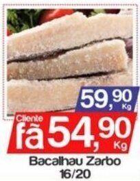 Supermercados Gricki Bacalhau Zarbo 16/20 1kg oferta