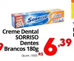Althoff Supermercados Creme Dental SORRISO Dentes Brancos oferta
