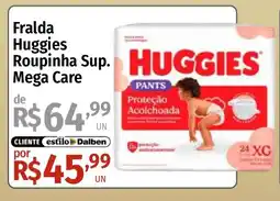 Supermercado Dalben Fralda Huggies Roupinha Sup. Mega Care oferta