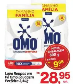 Fort Atacadista Lava Roupas em Pó Omo Lavagem Perfeita oferta