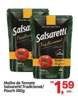 Fort Atacadista Molho de Tomate Salsaretti Tradicional/ Pouch oferta