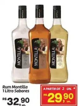 Fort Atacadista Rum Montilla Sabores oferta
