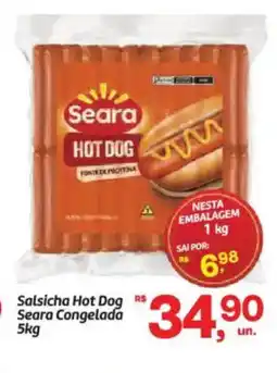 Fort Atacadista Salsicha Hot Dog Seara Congelada oferta